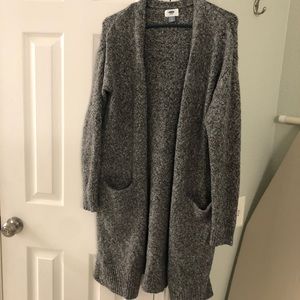 Superlong Dark Grey Sweater by Old Navy